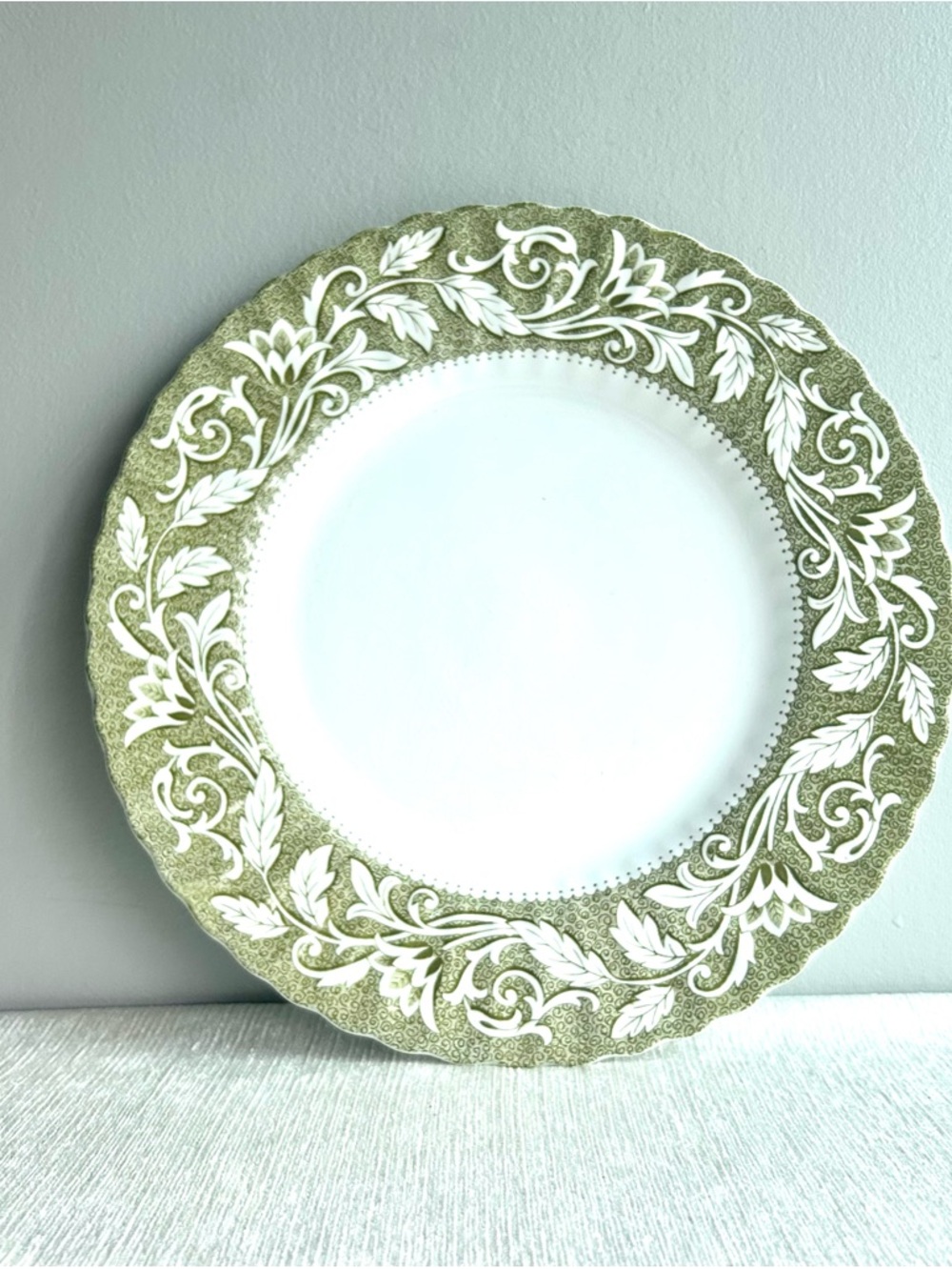 (4) VINTAGE j&g meakin renaissance ironstone 10 1/4” dinner plates